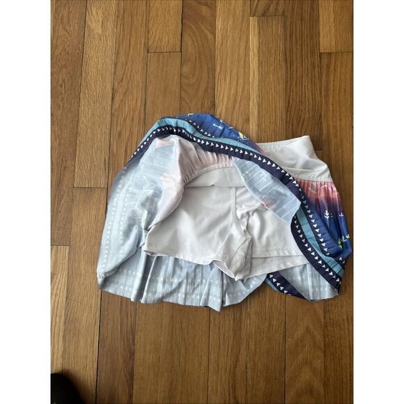 Lucky In Love Girls Tennis Golf Skort Camping Print Small 7-8 - Picture 2 of 4